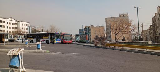 ایستگاه اتوبوس جنت آباد  تخلیه 