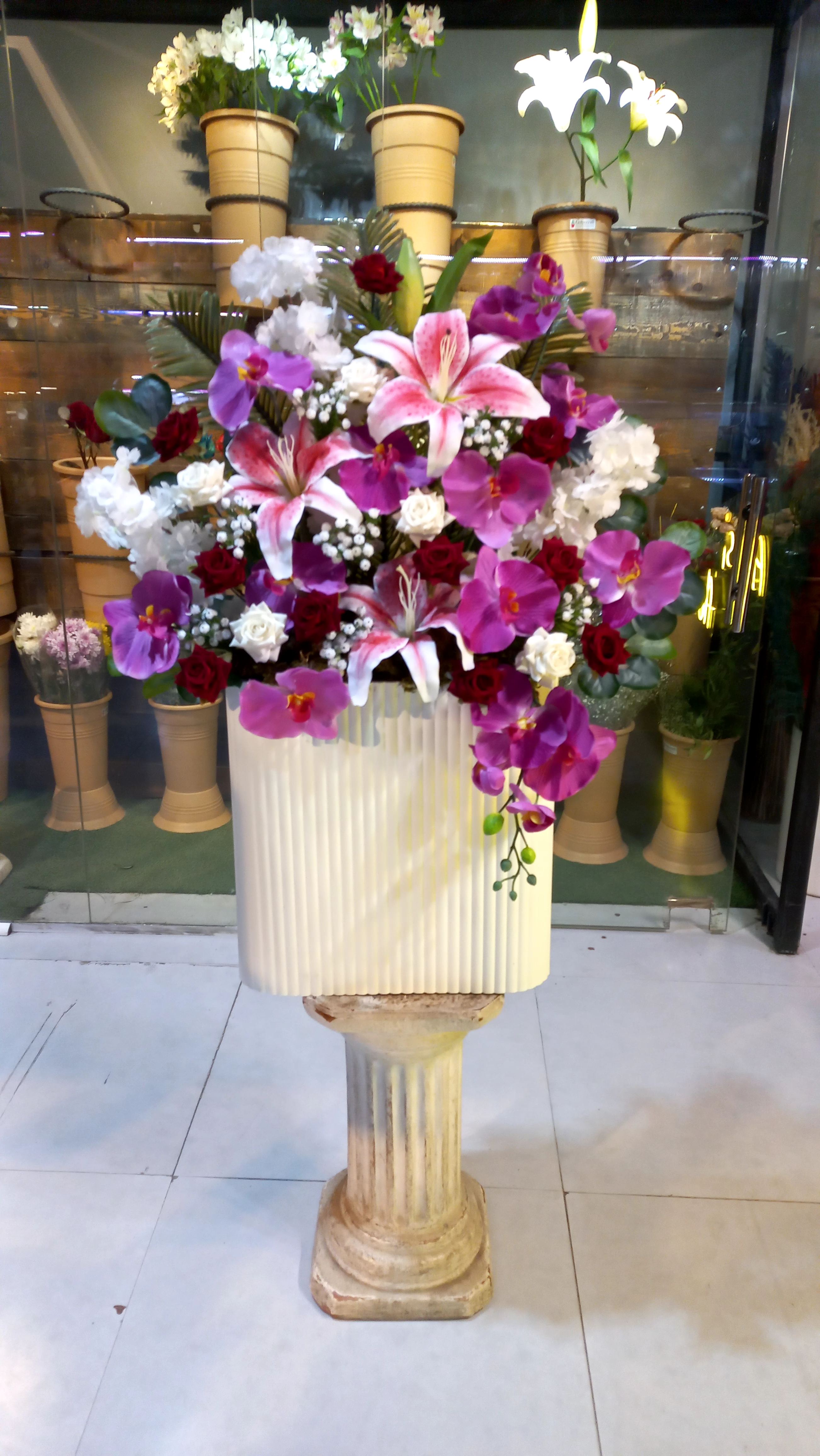 مجموعه گل اطلسی و قصر ماهی