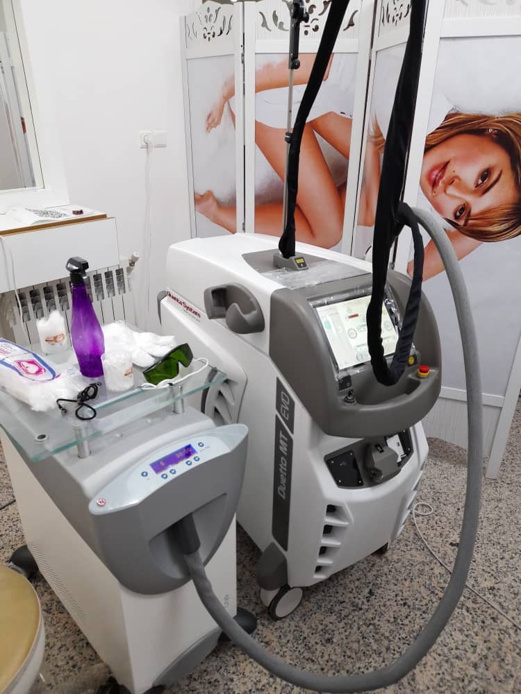 لیزر انواع طیف رنگی پوست نفس فاتحی