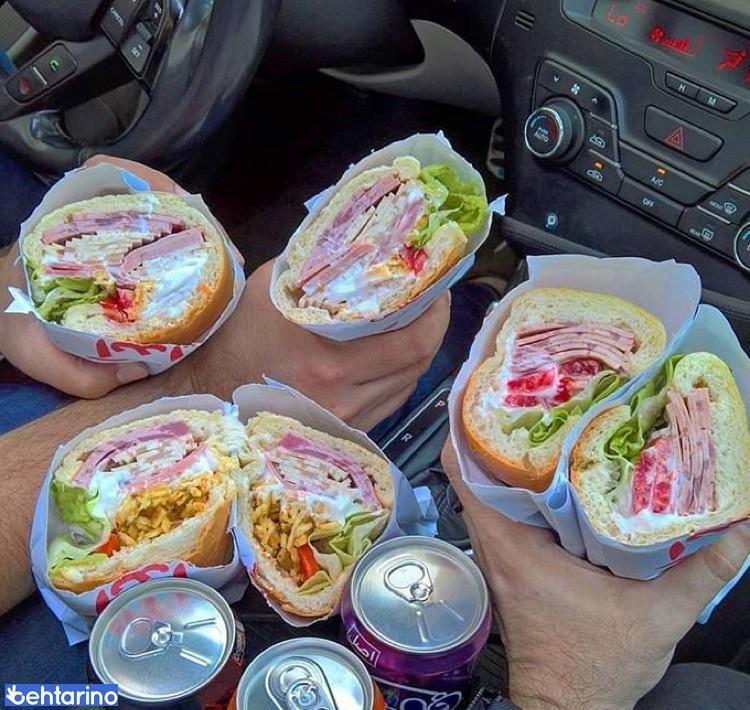 ساندویچ آیدا پلاس مرزداران