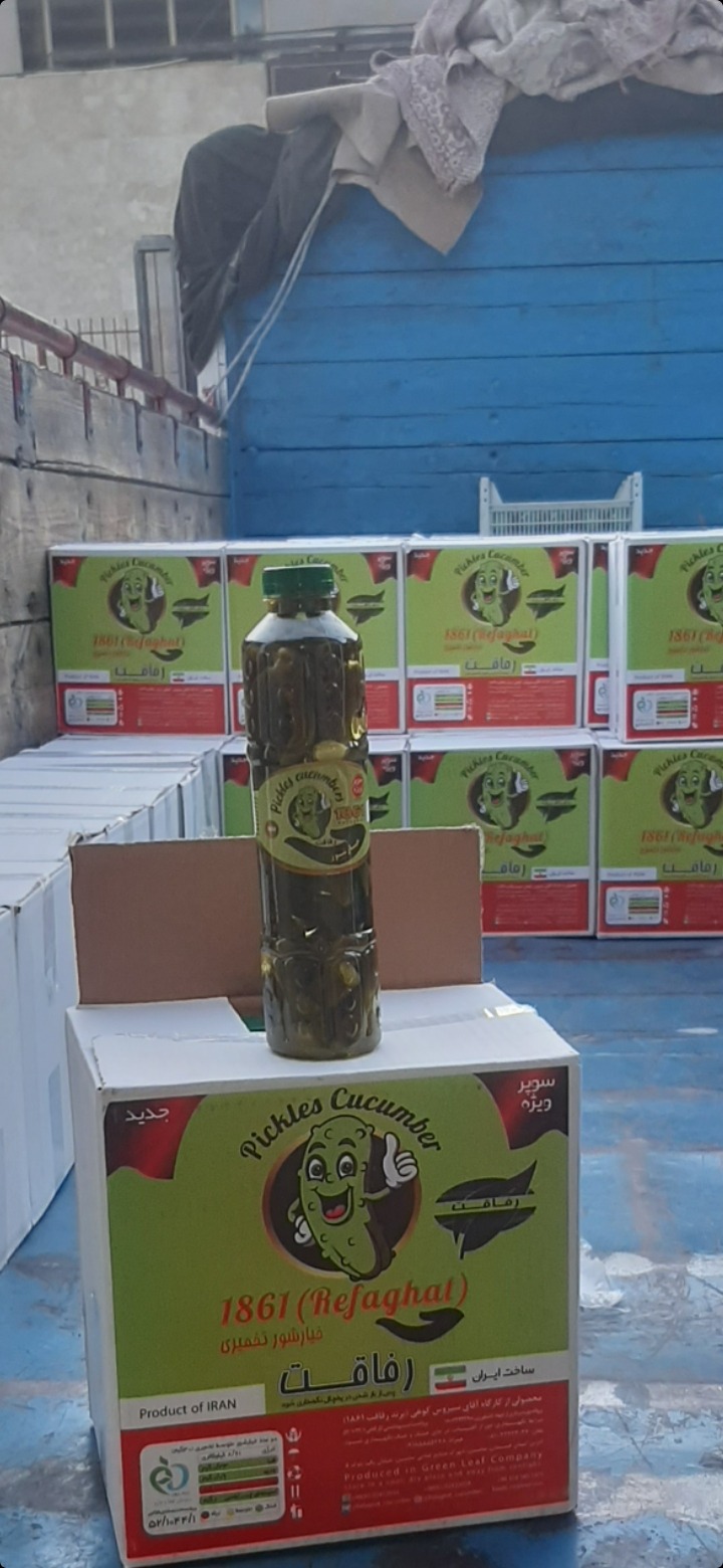 تولید خیارشور برند( رفاقت )