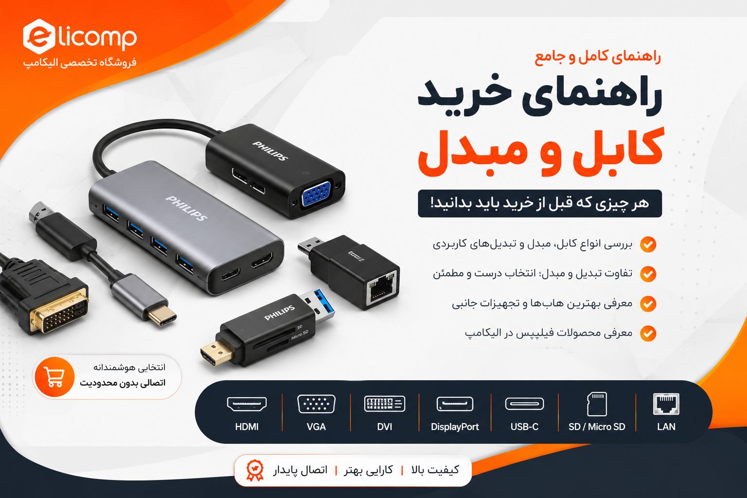 فروشگاه لوازم جانبی الیکامپ
