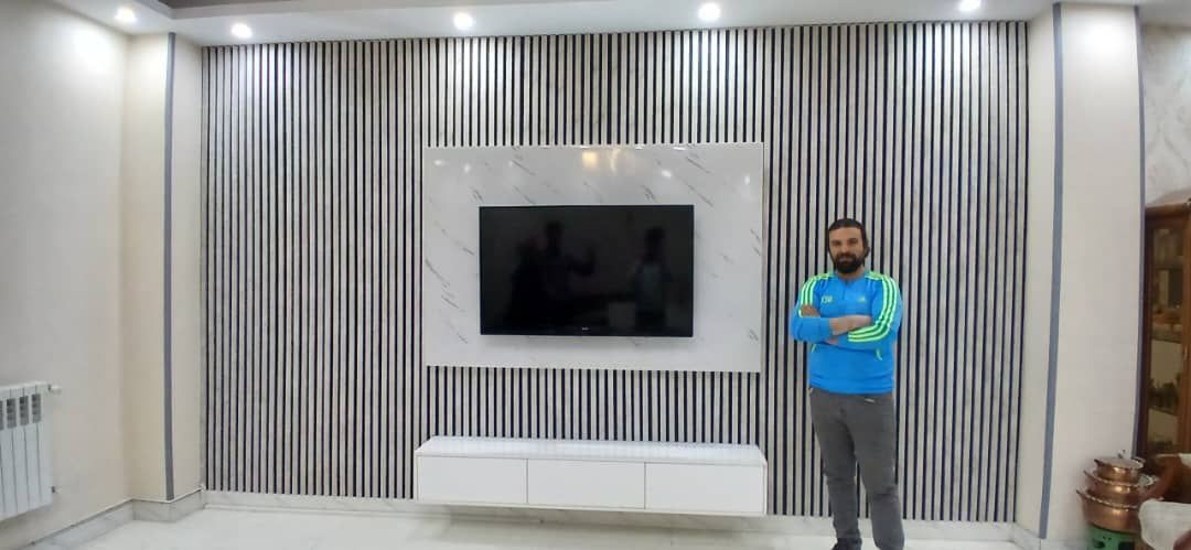 طراحی واجرای تی‌وی وال، نصب انواع ماربل