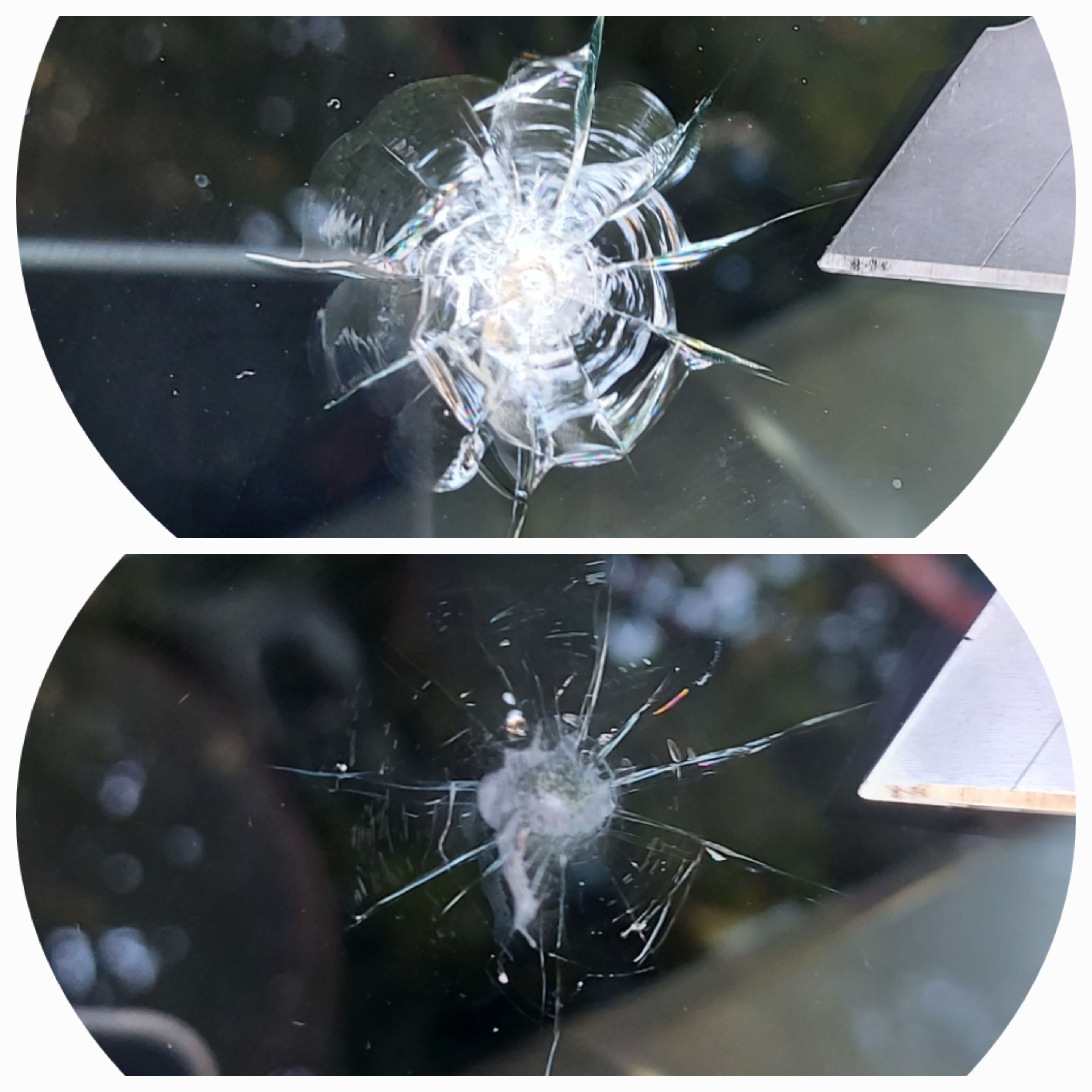 ترمیم سنگ خوردگی و ترک شیشه اتومبیل