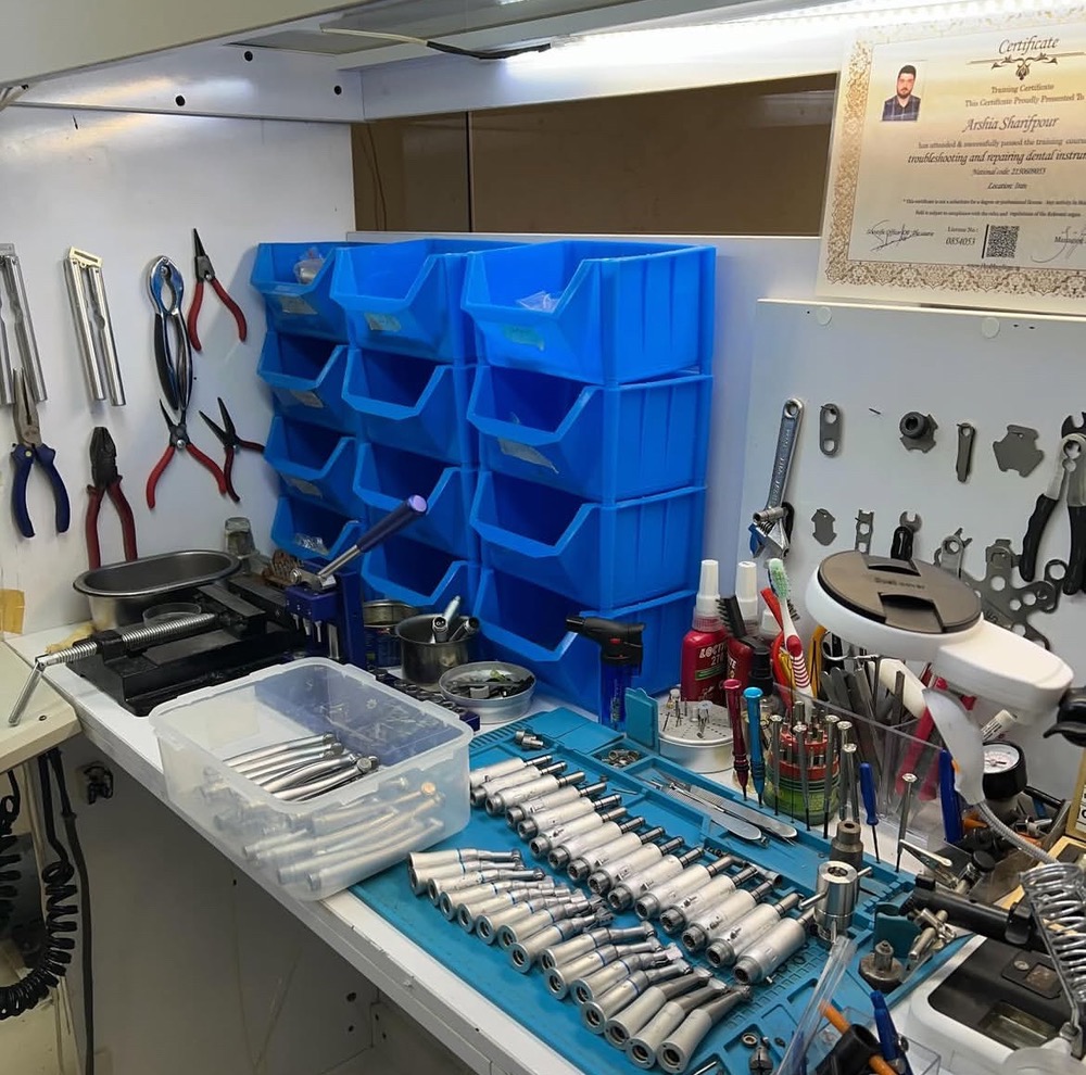 تعمیر تخصصی تجهیزات دندانپزشکی پد