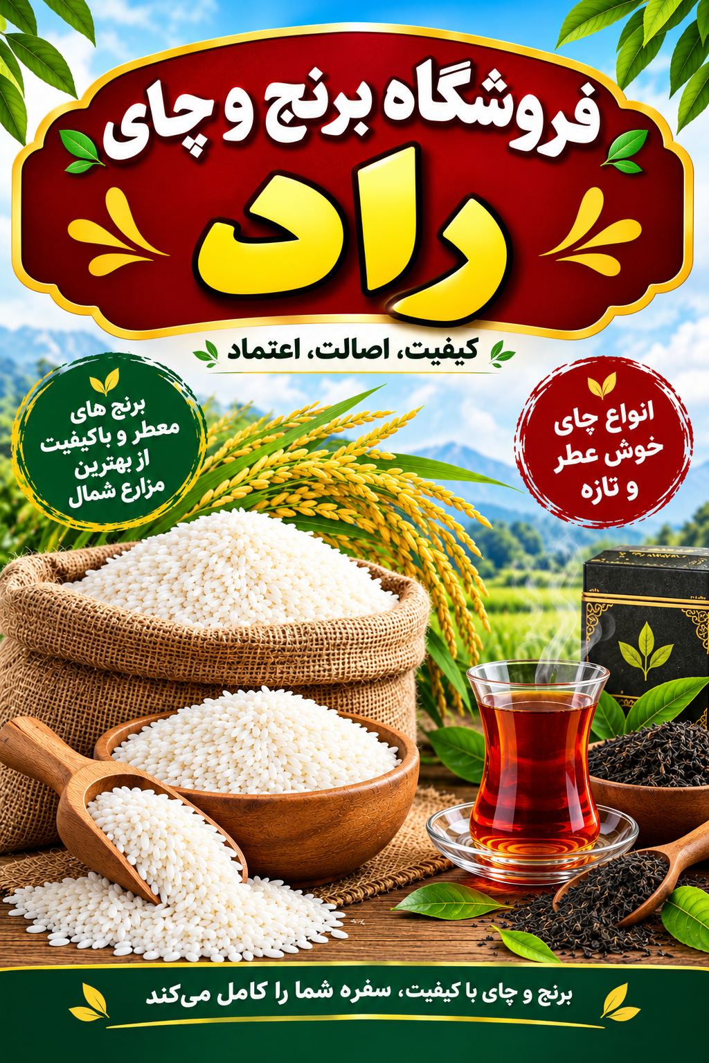 برنج و چای راد