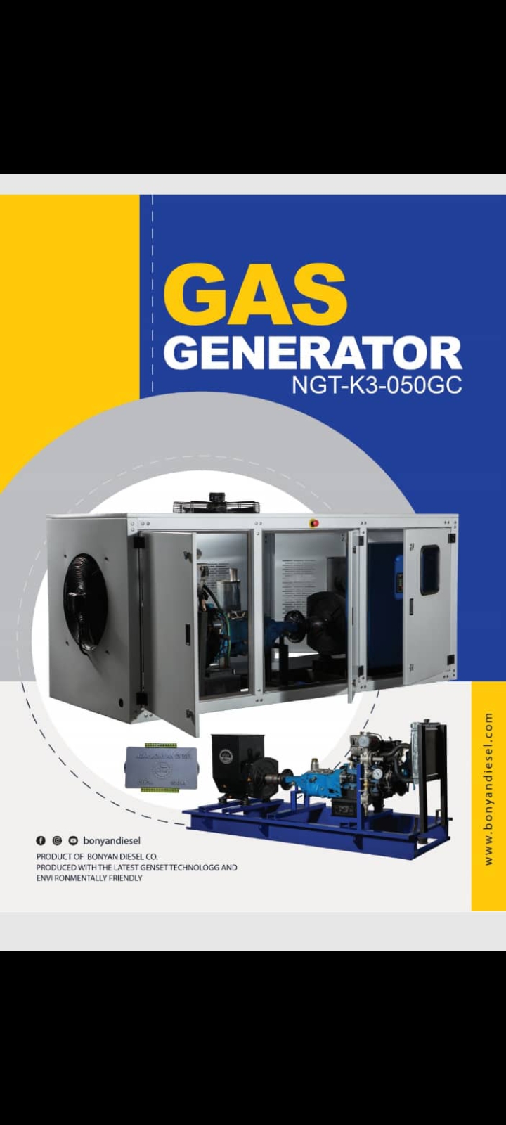 فروش دیزل ژنراتور گازی ودیزلی بنیان دیزل