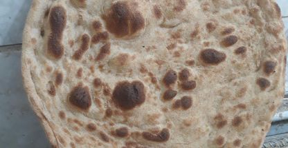 نانوایی بربری محلی سبوسدار