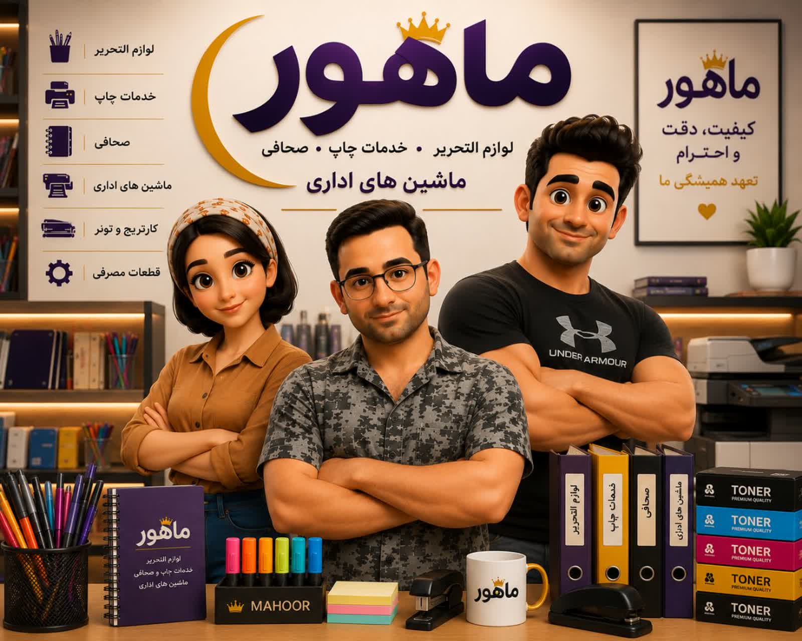 نوشت افزار ماهور