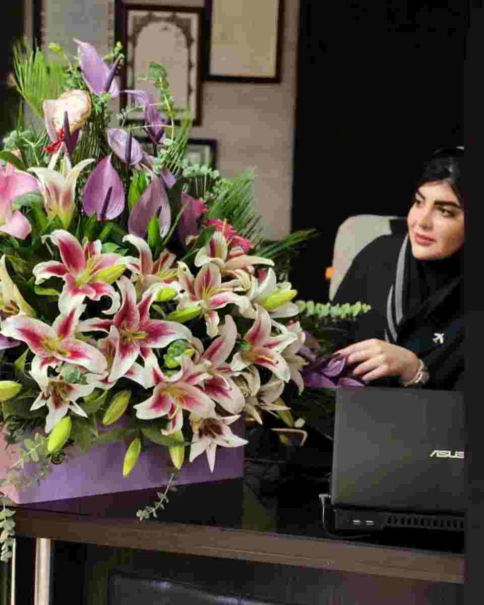 خانم روستایی کانتر فروش بلیط های مسافرتی