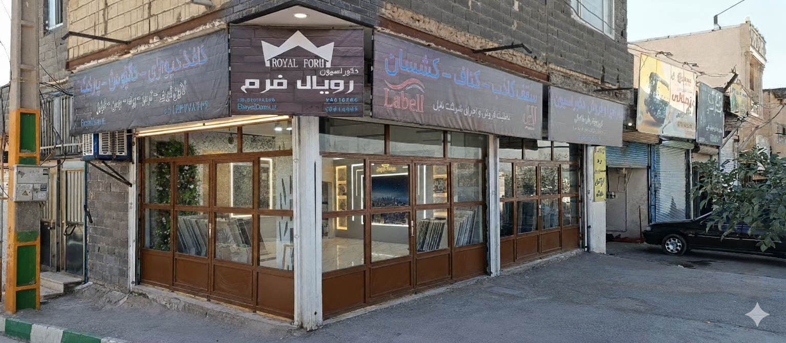 فروشگاه دکوراسیون و سقف کاذب رویال فرم