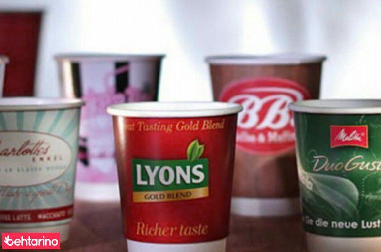 عرضه لیوان کاغذی یکبار مصرف