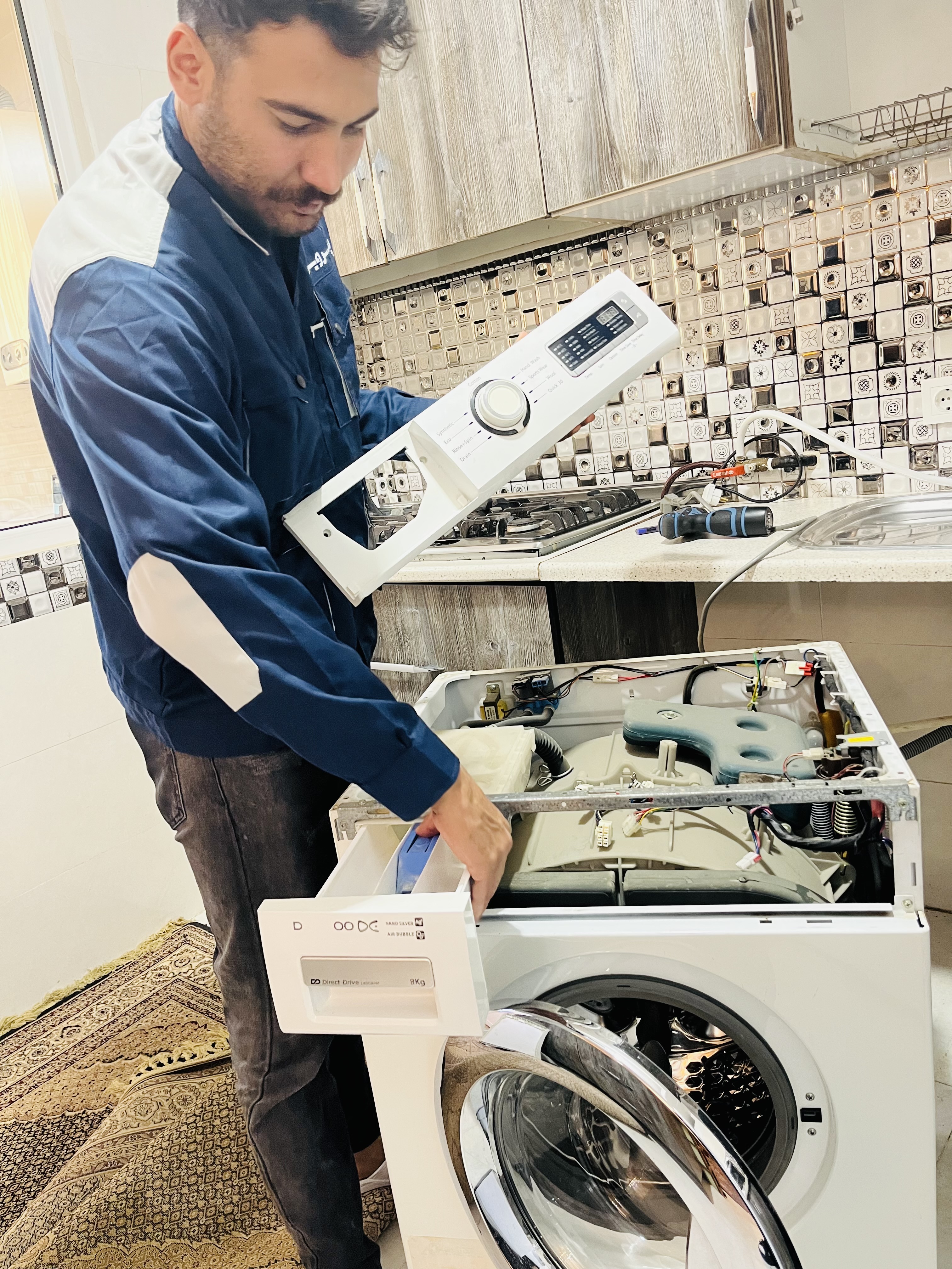 تعمیرات لباسشویی و ظرفشویی امیر