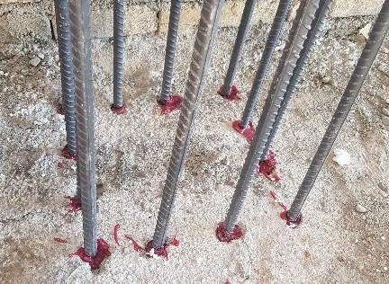 کاشت بولت ومیلگرد مقاوم سازی ساختمان با الیاف اف ار پی وجلیقه فلزی کاشت و ریشه برای ستون کاشت پلایت برای چاله اسانسور َکاشت وصحفه گذاری برای ستون