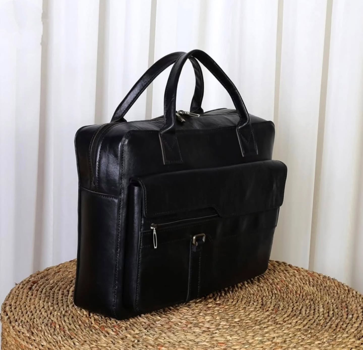 کیف چرم دست دوز امیر