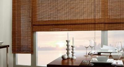 پرده های حصیری بامبو