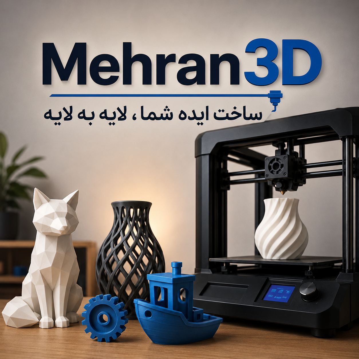 خدمات چاپ پرینتر سه بعدی مهران آمل