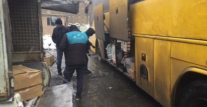 باربری اتوبوسی انبار توشعه