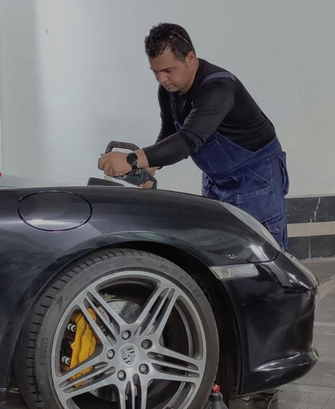 پولیش سرامیک حرفه ای و کارواش سیار موتورشویی تضمینی