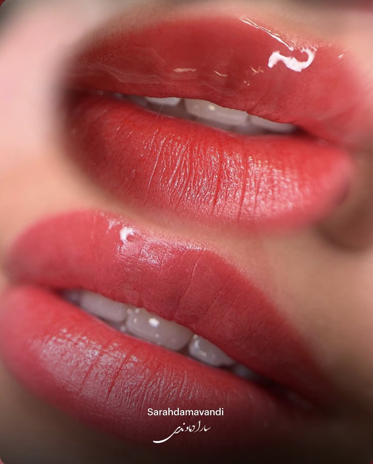 مرکز شیدینگ لب اکستنشن مژه سارا دماوندی