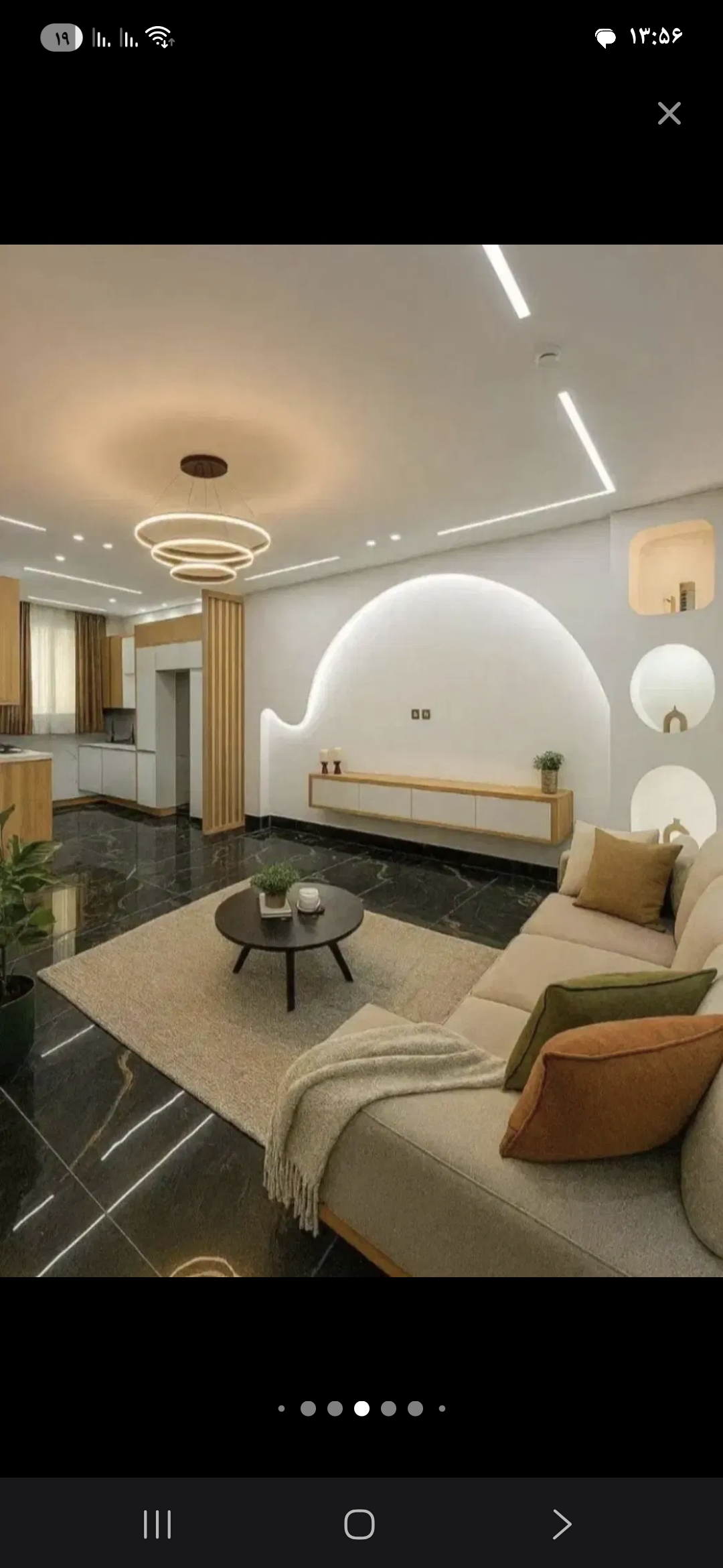گچبری اجرای نور پردازی