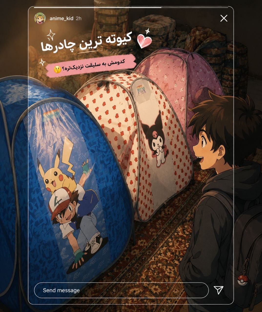 چادر مسافرتی ویسی