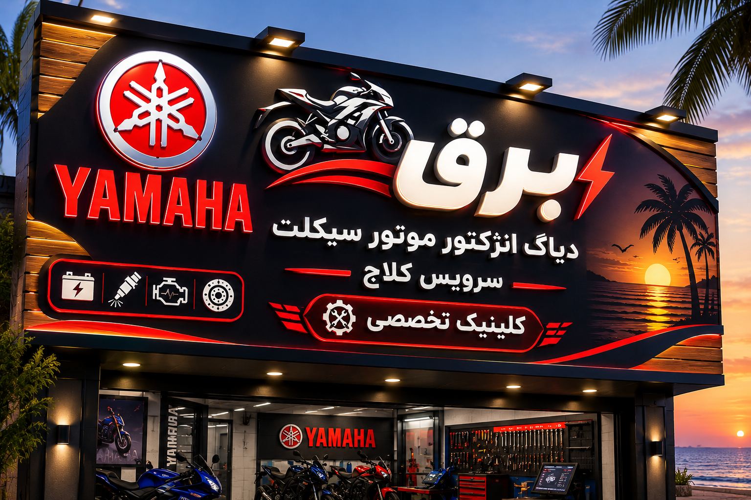 تعمیرگاه ویدک سیکلت هوندا لوکس