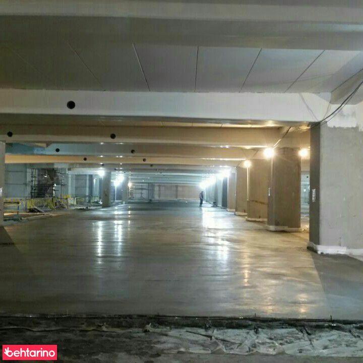 بتن ریزی کف پارکینگ سوله سالن و جایگاه پمپ بنزین