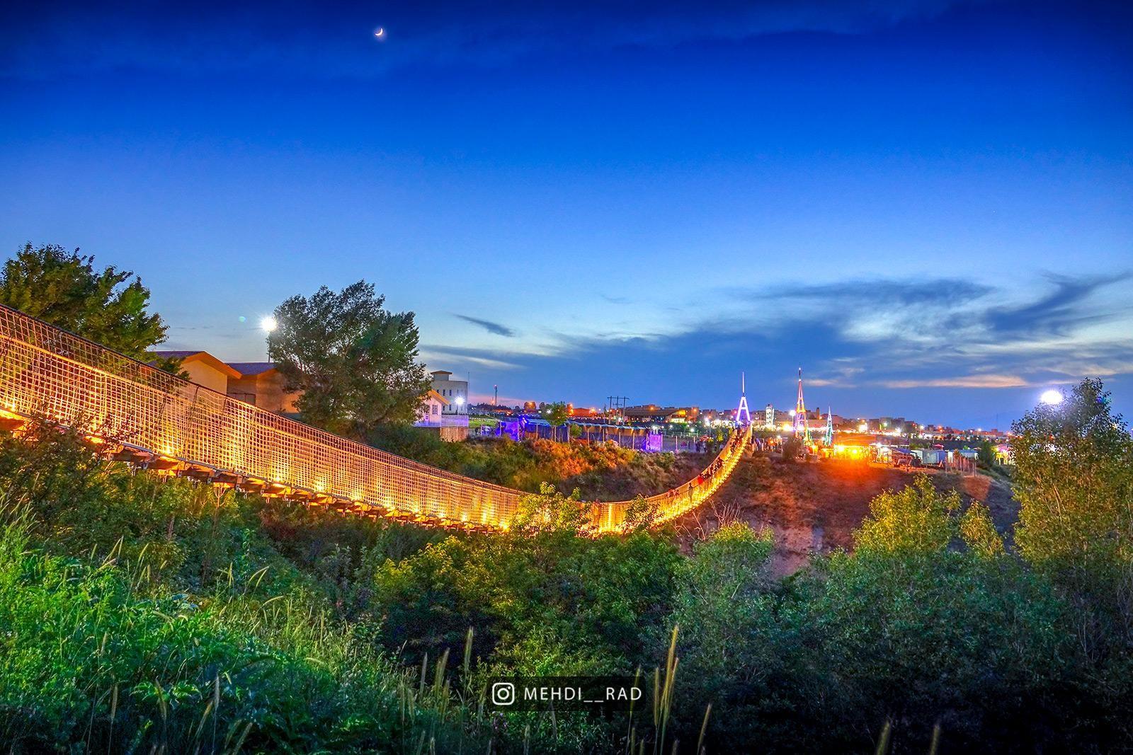 پل معلق مشگین شهر