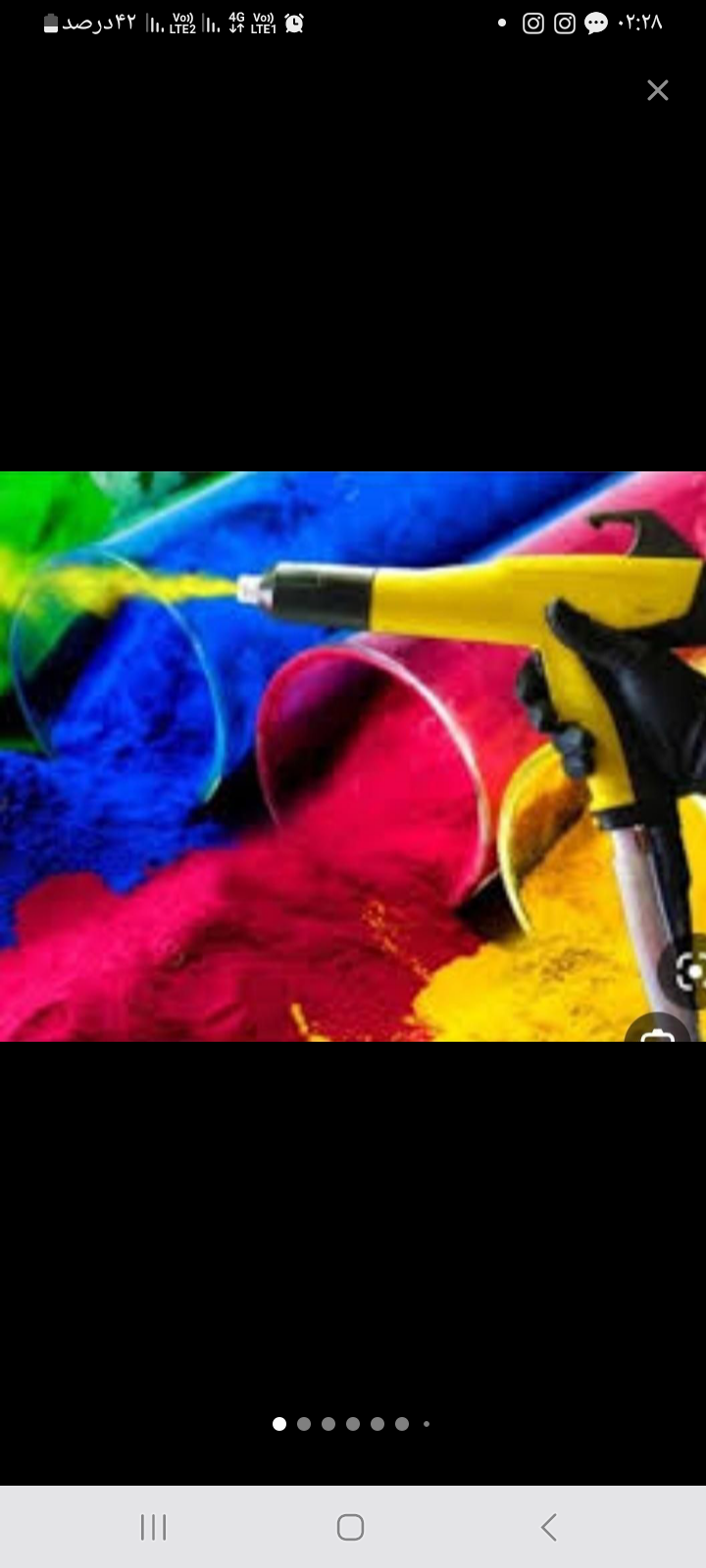 خریدارزایعات رنگ پودری عبدی