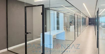 پارتیشن شیشه ای و اداری پارتیشن ساز