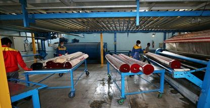 قالیشویی ابریشم خراسان