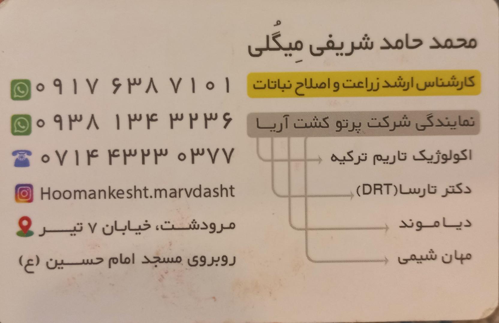 فروشگاه کشت و صنعت مرودشت