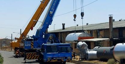 جرثقیل شریف اباد و پاکدشت (افق)