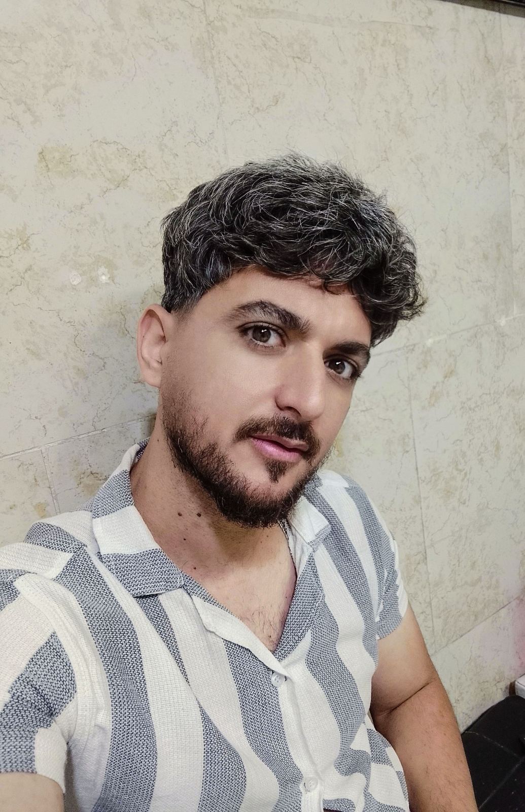 پیرایش مردانه سیاه و سفید
