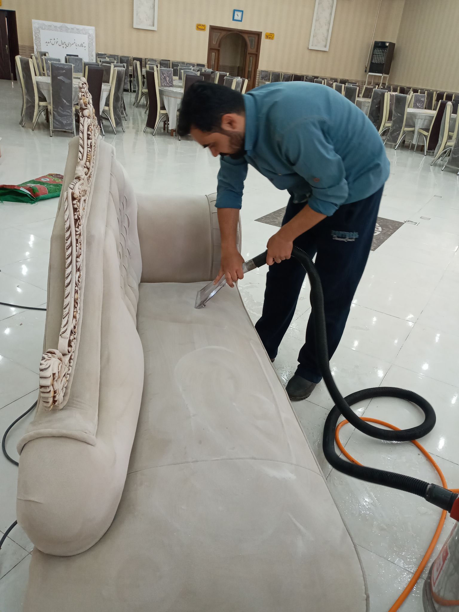 مبل شویی و قالیشویی تضمینی عباسی قدیم