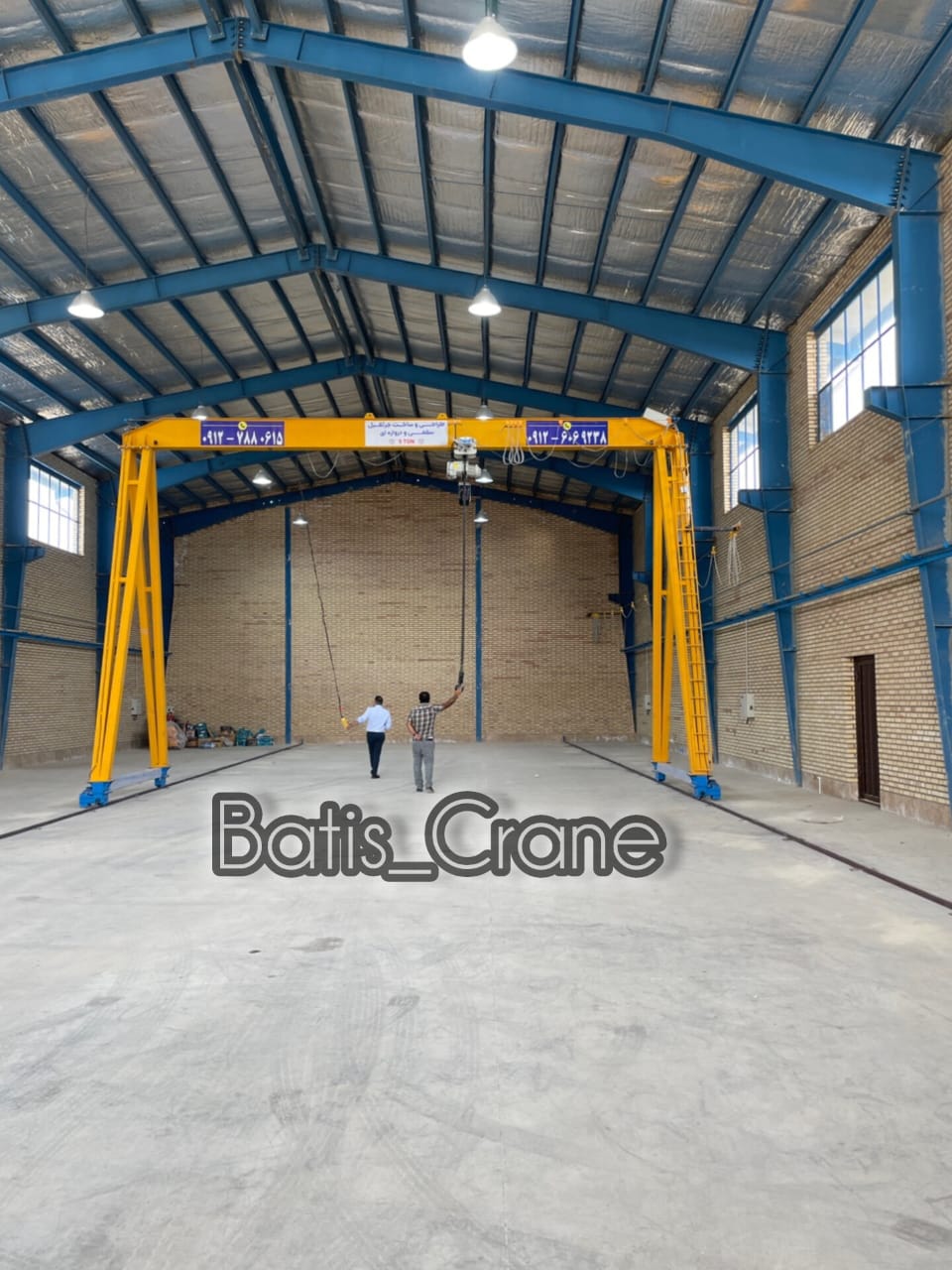 جرثقیل سقفی و دروازه ای باتیس کرین وحید