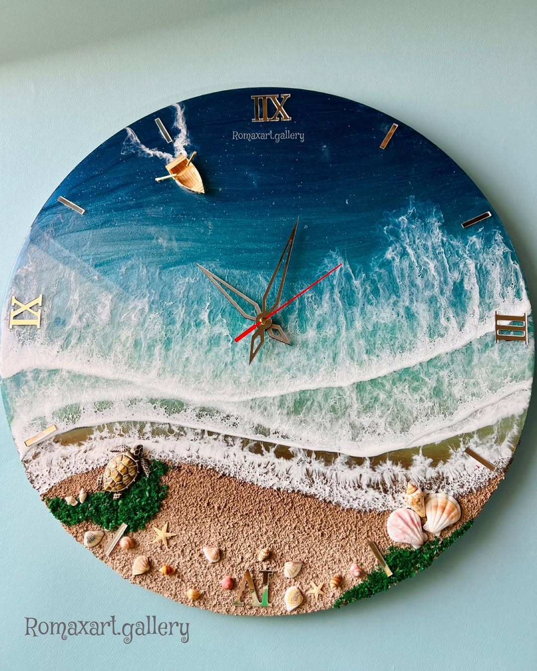 رزین ارتیست انواع تابلو ماه تابلو رزینی