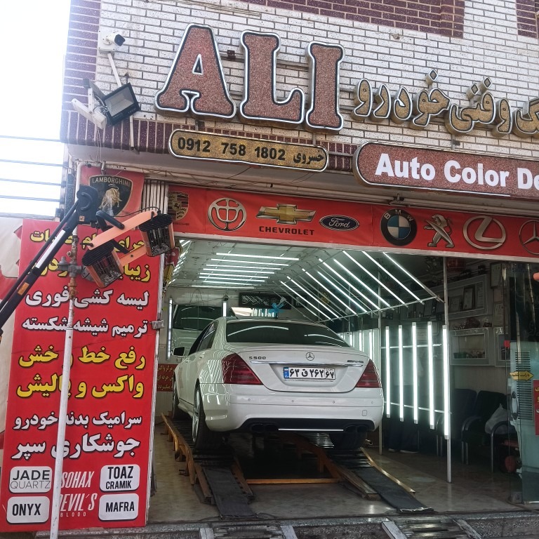 تشخیص رنگ و فنی  علی