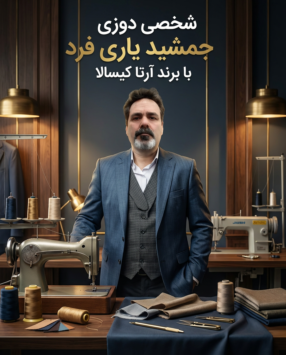 خدمات خیاطی مردانه و شخصی دوزی یاری فرد