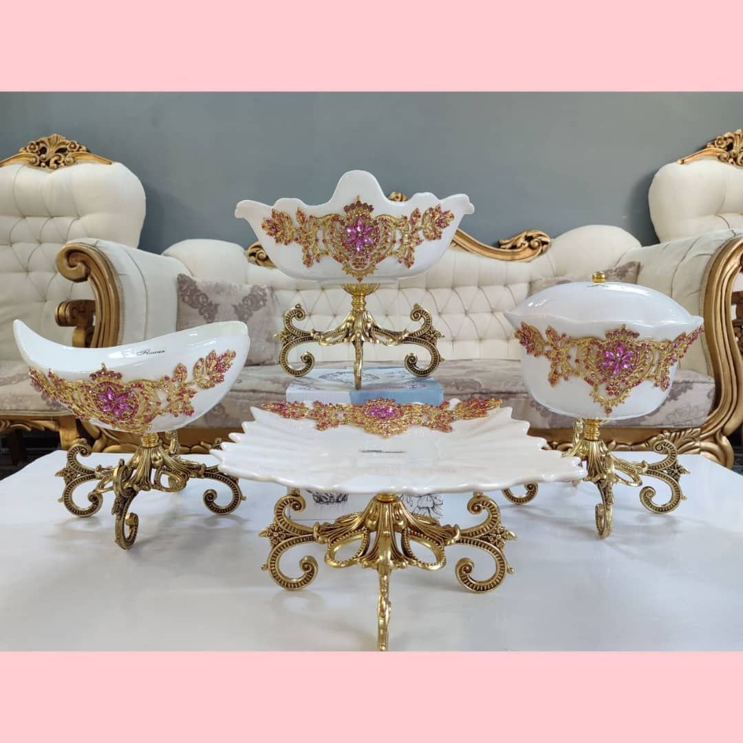 ظروف چینی پایه سلطنتی مولانژاد