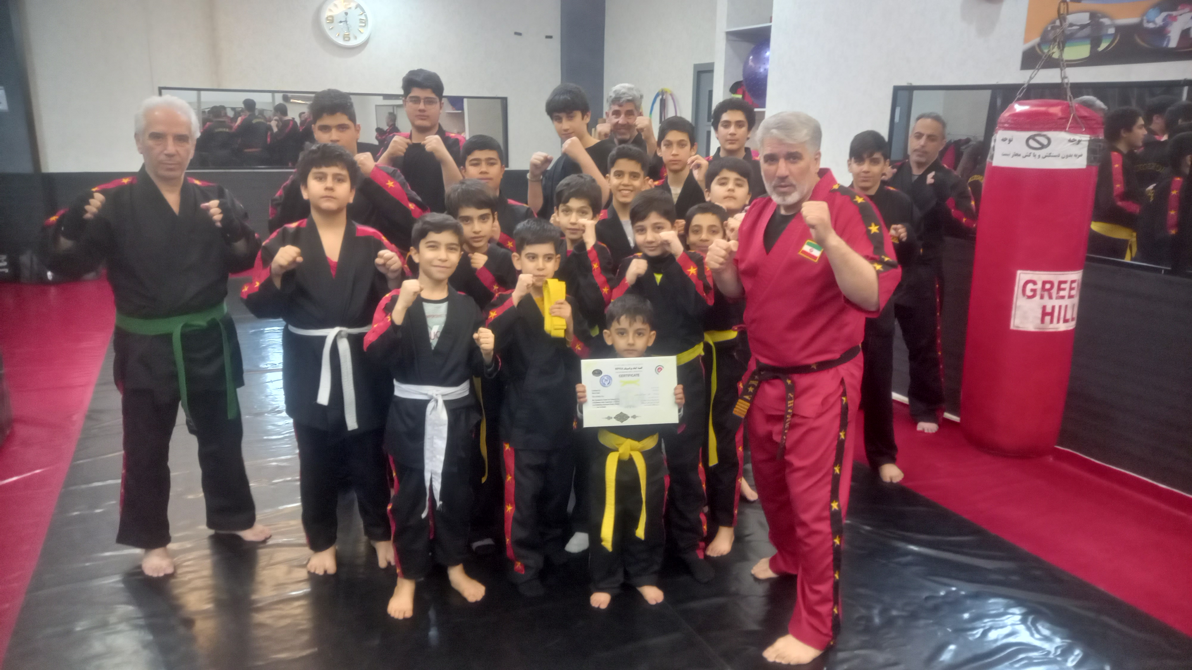 باشگاه رزمی،آمادگی جسمانی اوج همرنگ