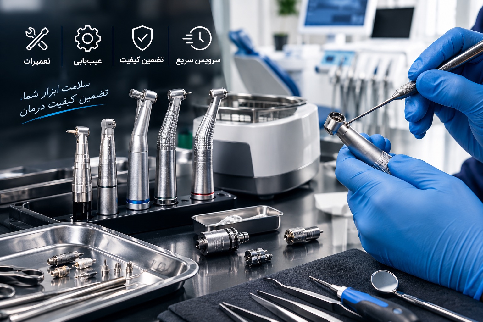 تعمیر اینسترومنت دندانپزشکی در اصفهان