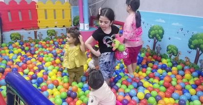 شهر بازی کودک پلنگ صورتی