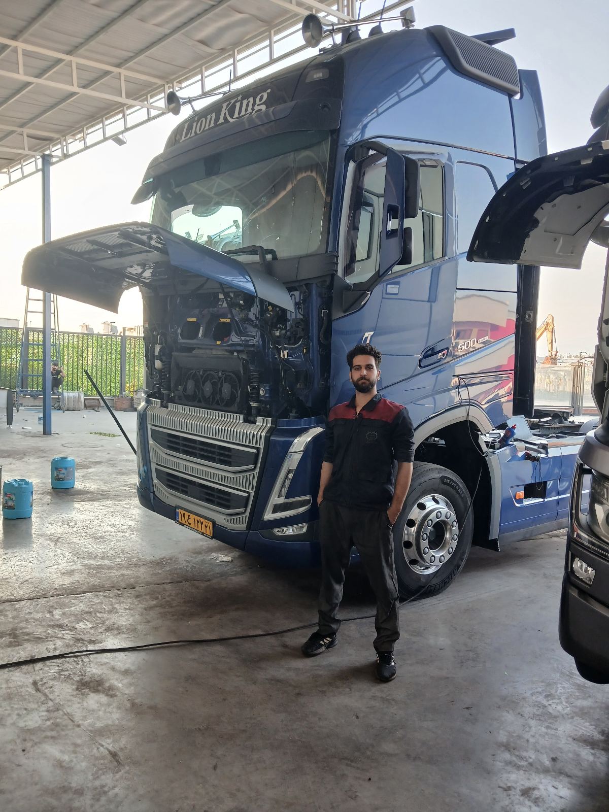 مکانیک ولوو FH500 و رنو_volvo