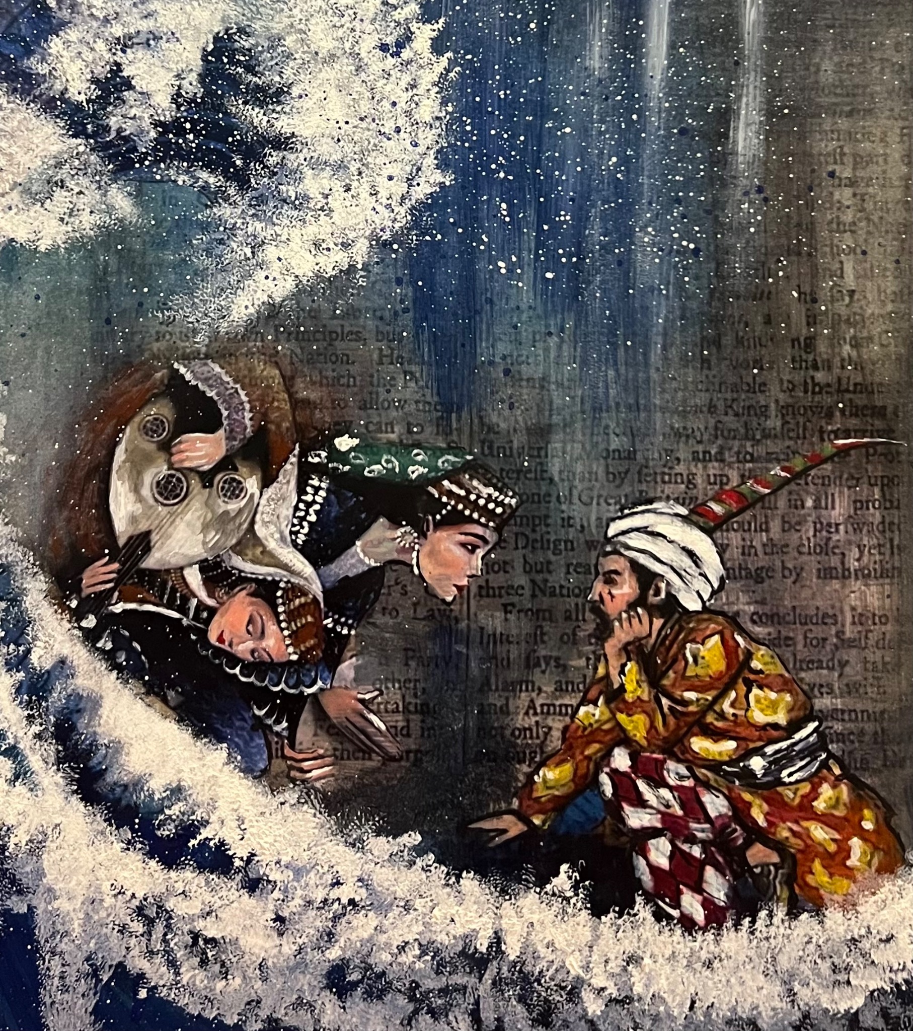 آموزش نقاشی رنگ روغن