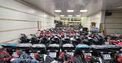 موتورسیکلت افشاری در کرمانشاه