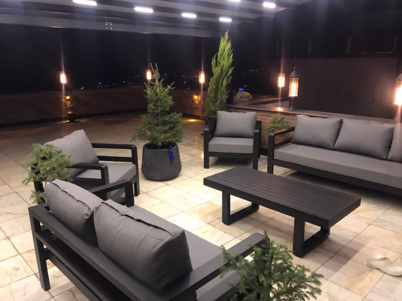 مبلمان آلومینیوم فضای باز مرادی