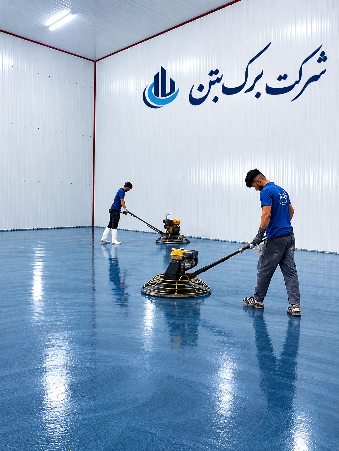 مجری تخصصی کفسازی صنعتی(بتن ماله پروانه