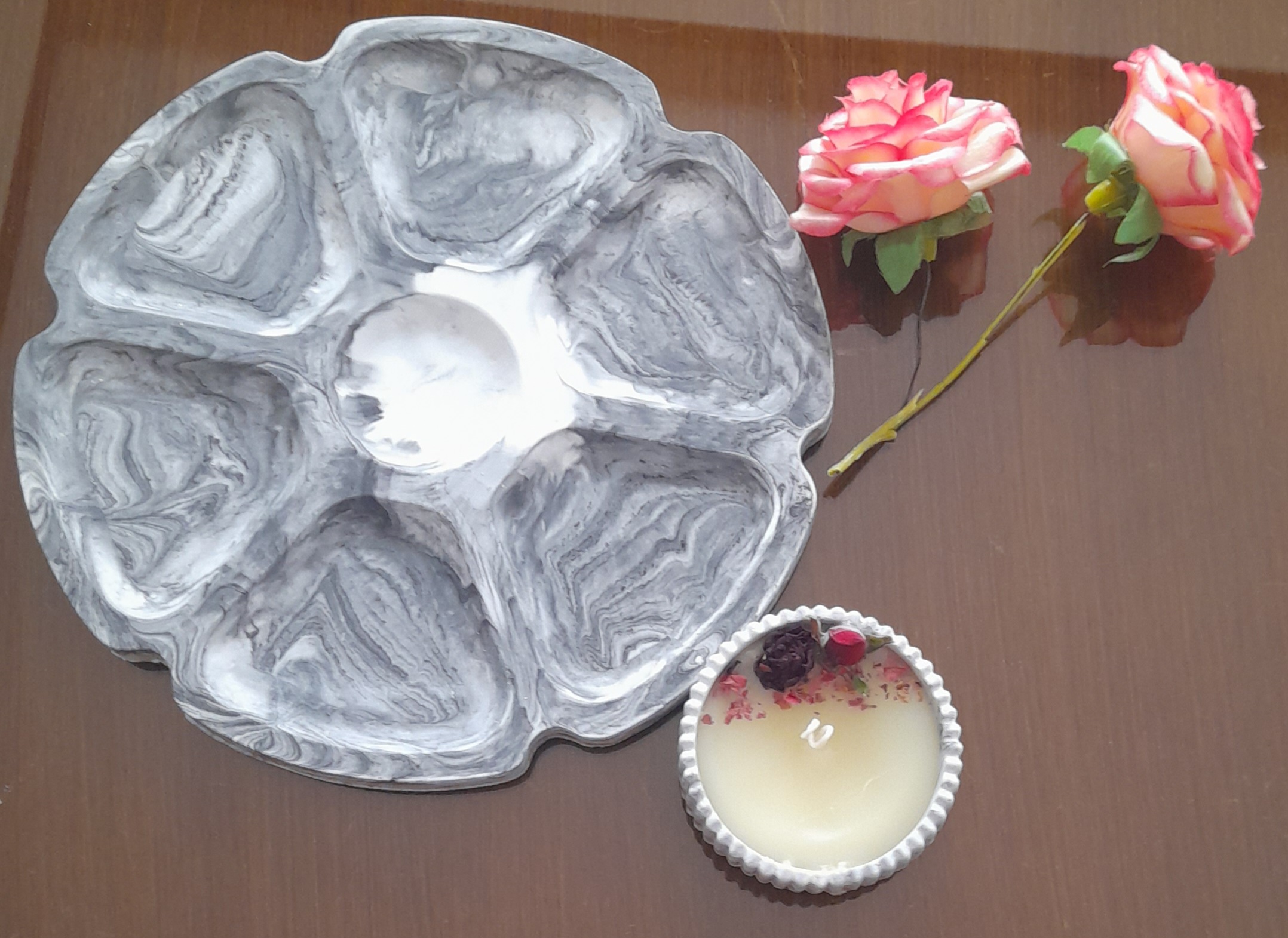 سنگ مصنوعی وقالب سیلیونی وشمع